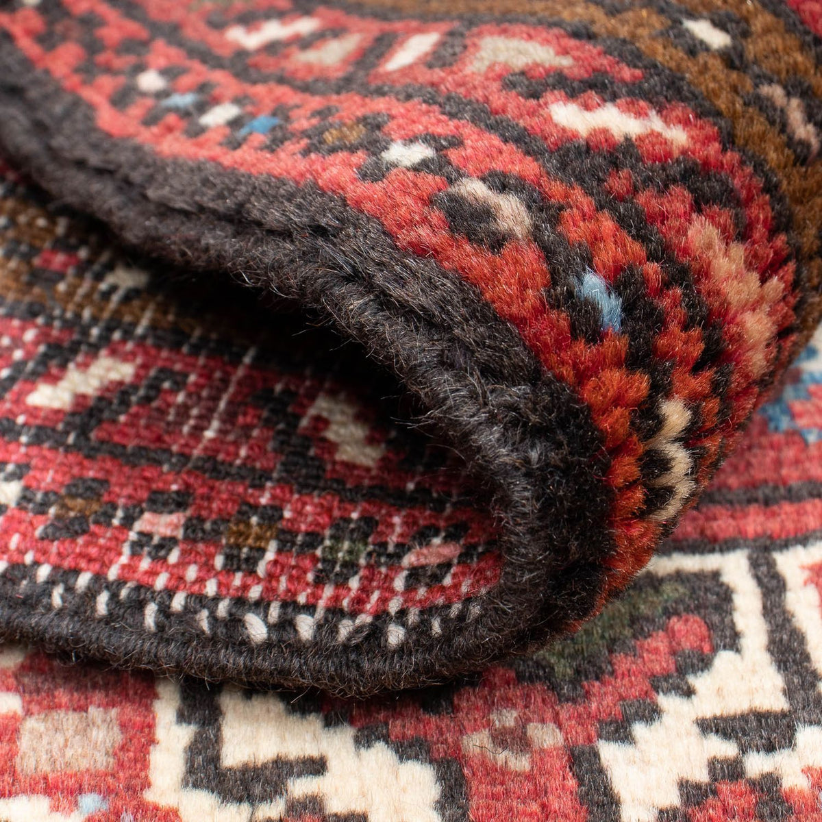 Perski dywan - Nomadyczny - 108 x 65 cm - ciemna czerwień