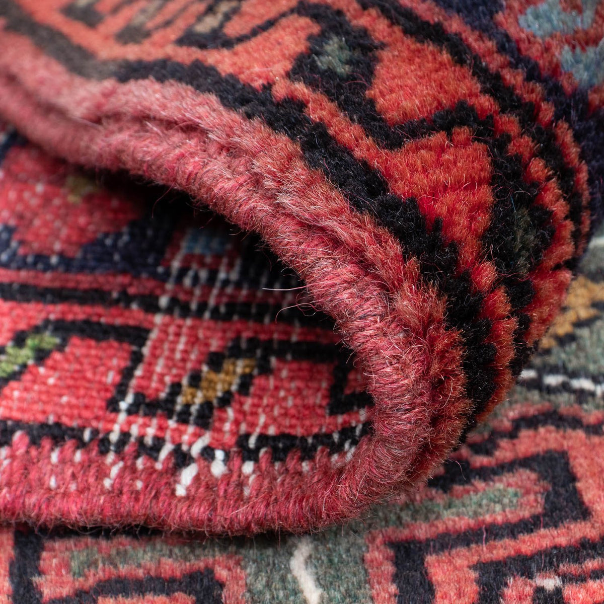 Perski dywan - Nomadyczny - 110 x 77 cm - ciemna czerwień