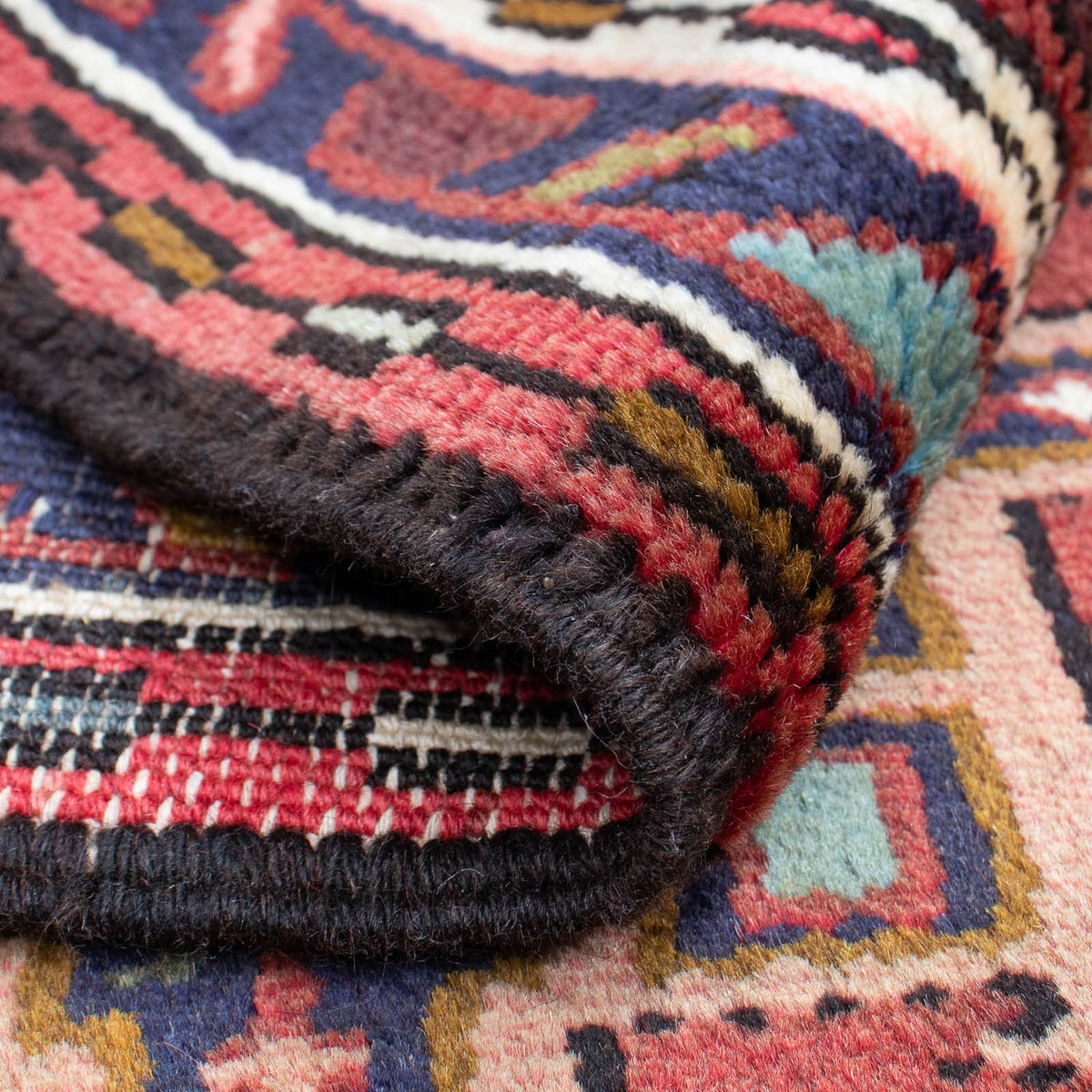 Perski dywan - Nomadyczny - 100 x 73 cm - ciemna czerwień