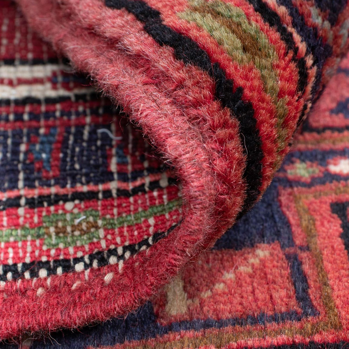 Perski dywan - Nomadyczny - 98 x 70 cm - ciemna czerwień