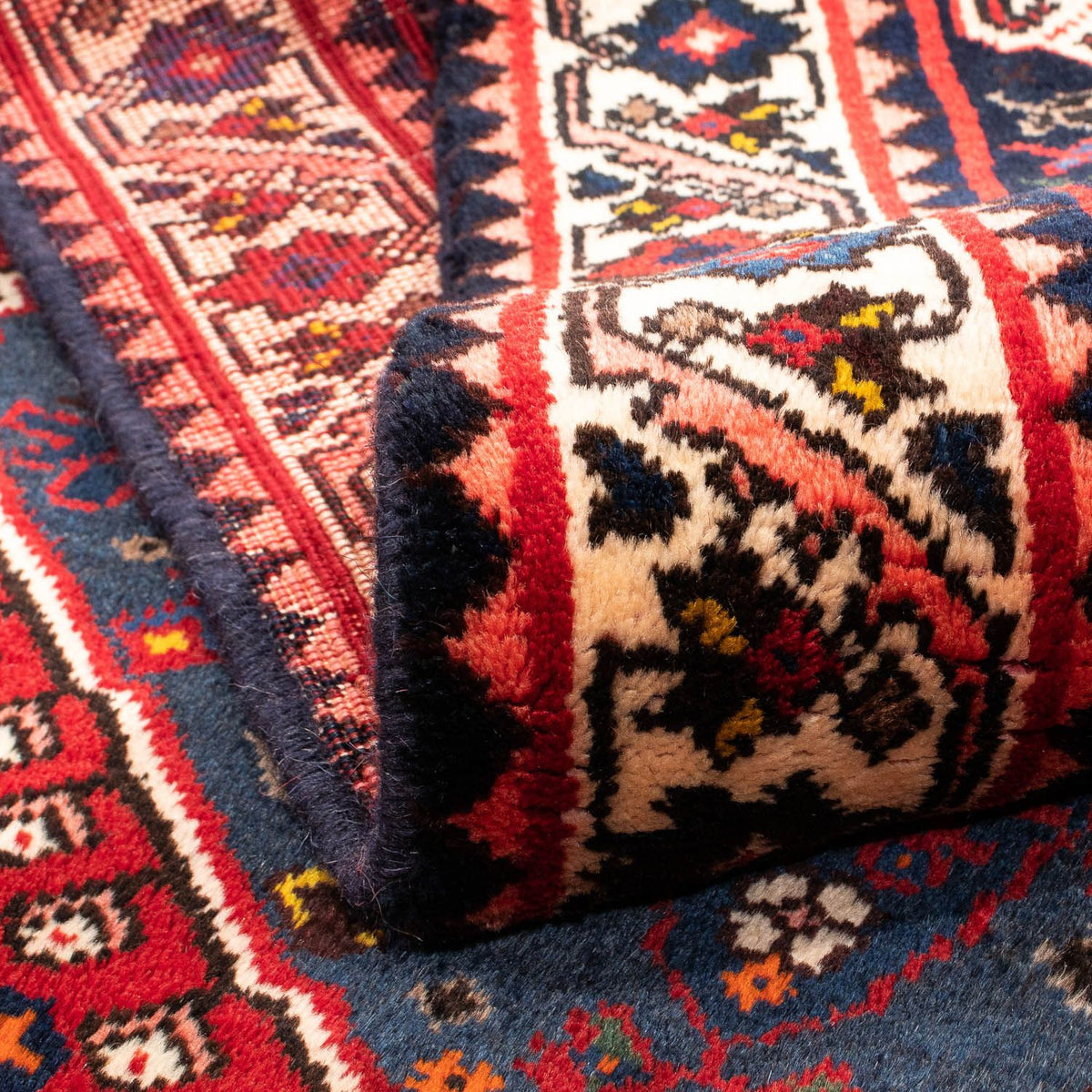 Biegacz Perski dywan - Nomadyczny - 276 x 111 cm - ciemna czerwień