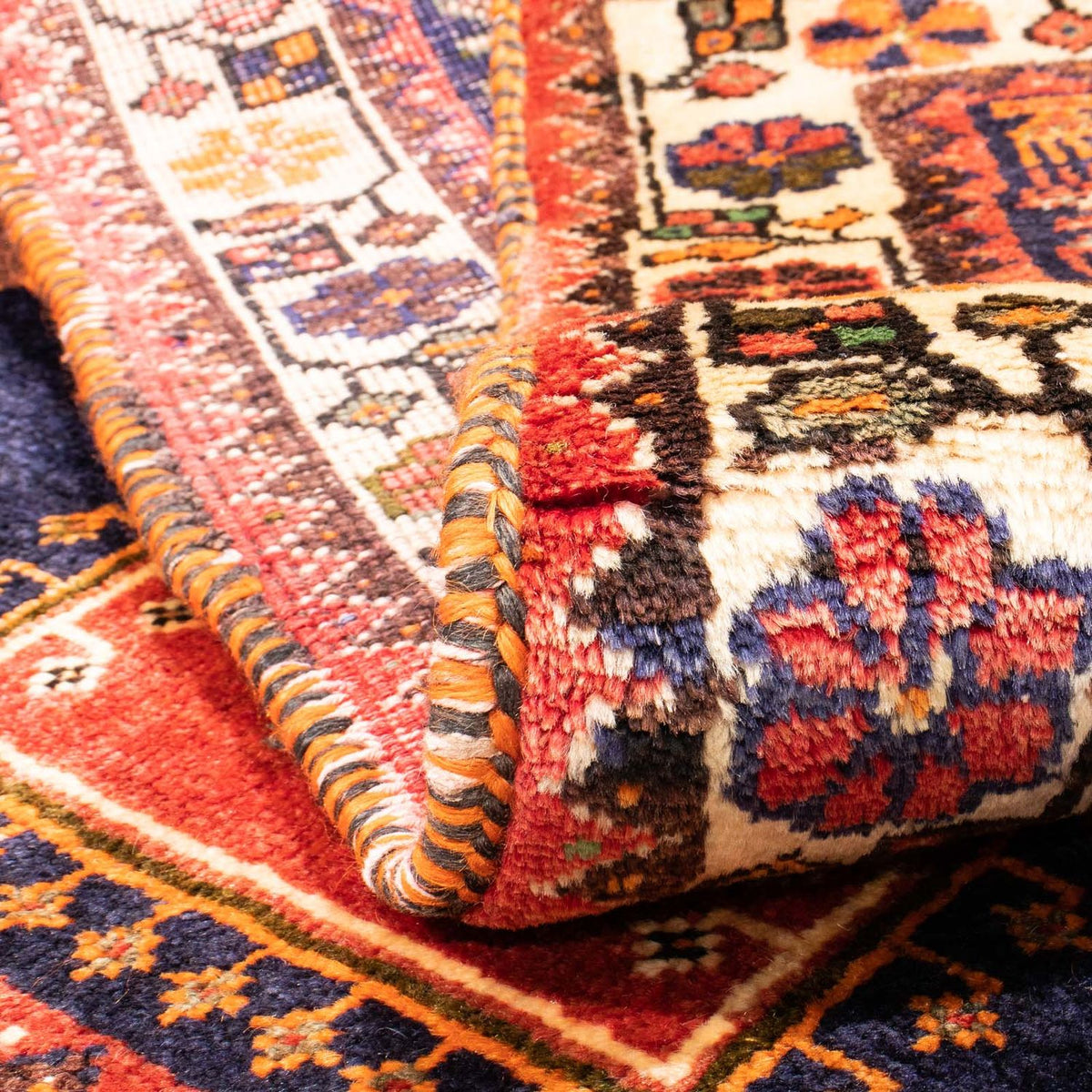 Perski dywan - Nomadyczny - 175 x 113 cm - ciemna czerwień