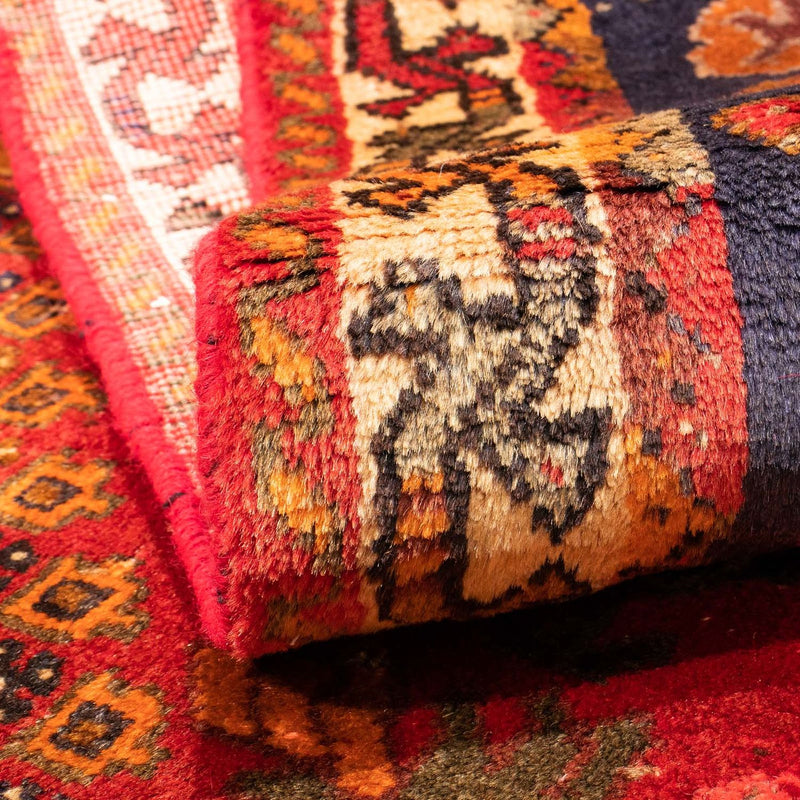 Perski dywan - Nomadyczny - 159 x 106 cm - ciemna czerwień