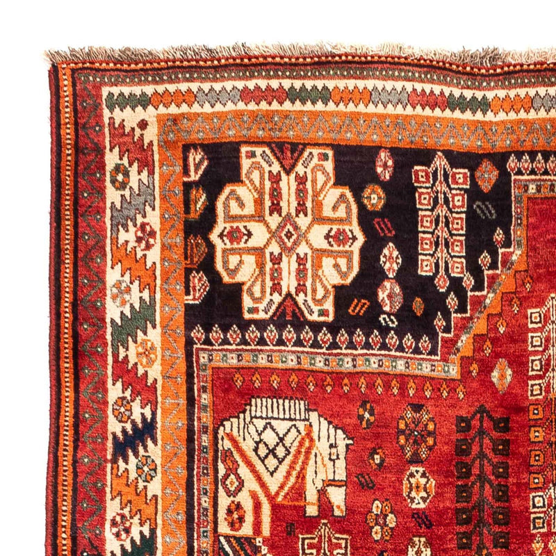 Perski dywan - Nomadyczny - 240 x 167 cm - ciemna czerwień