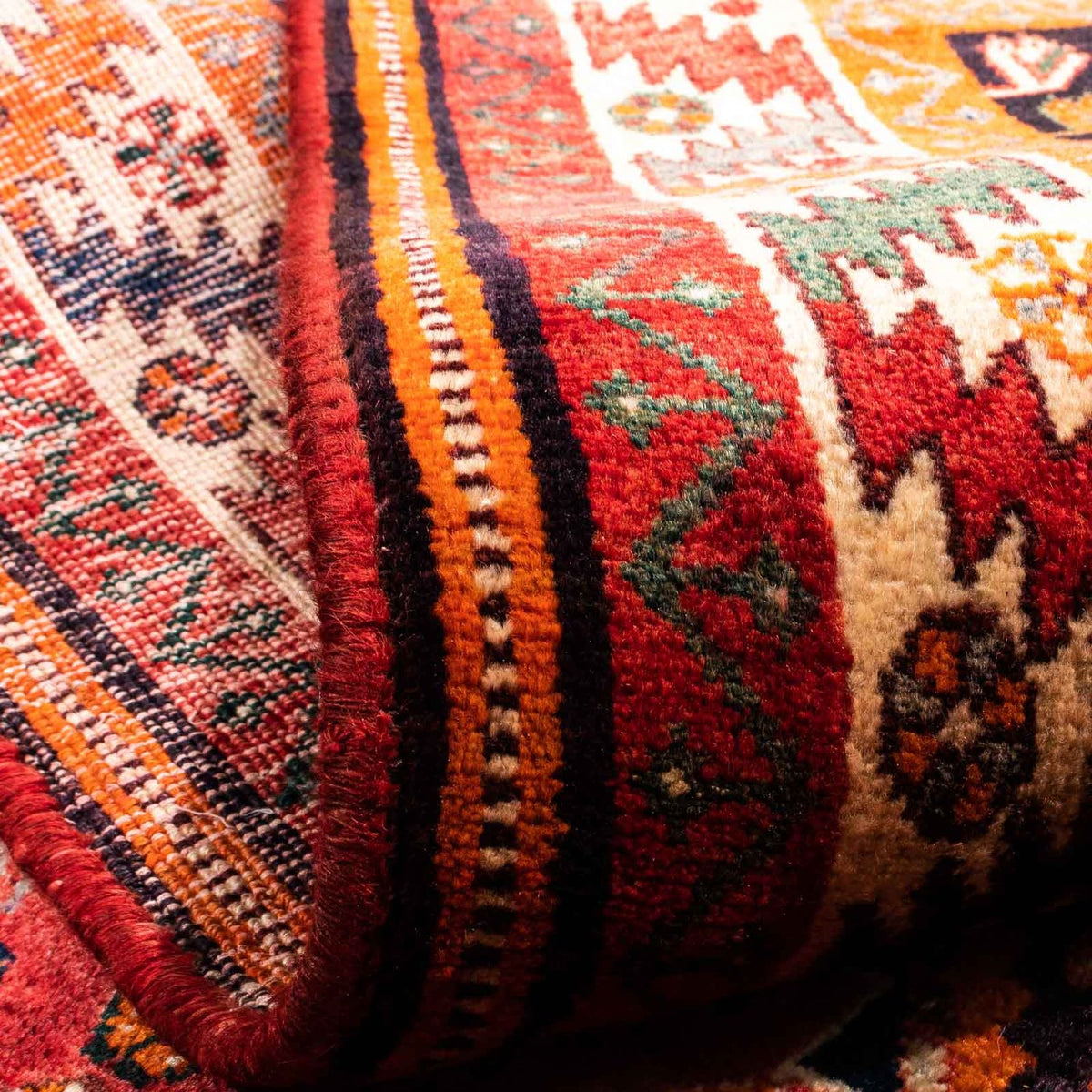 Perski dywan - Nomadyczny - 240 x 167 cm - ciemna czerwień