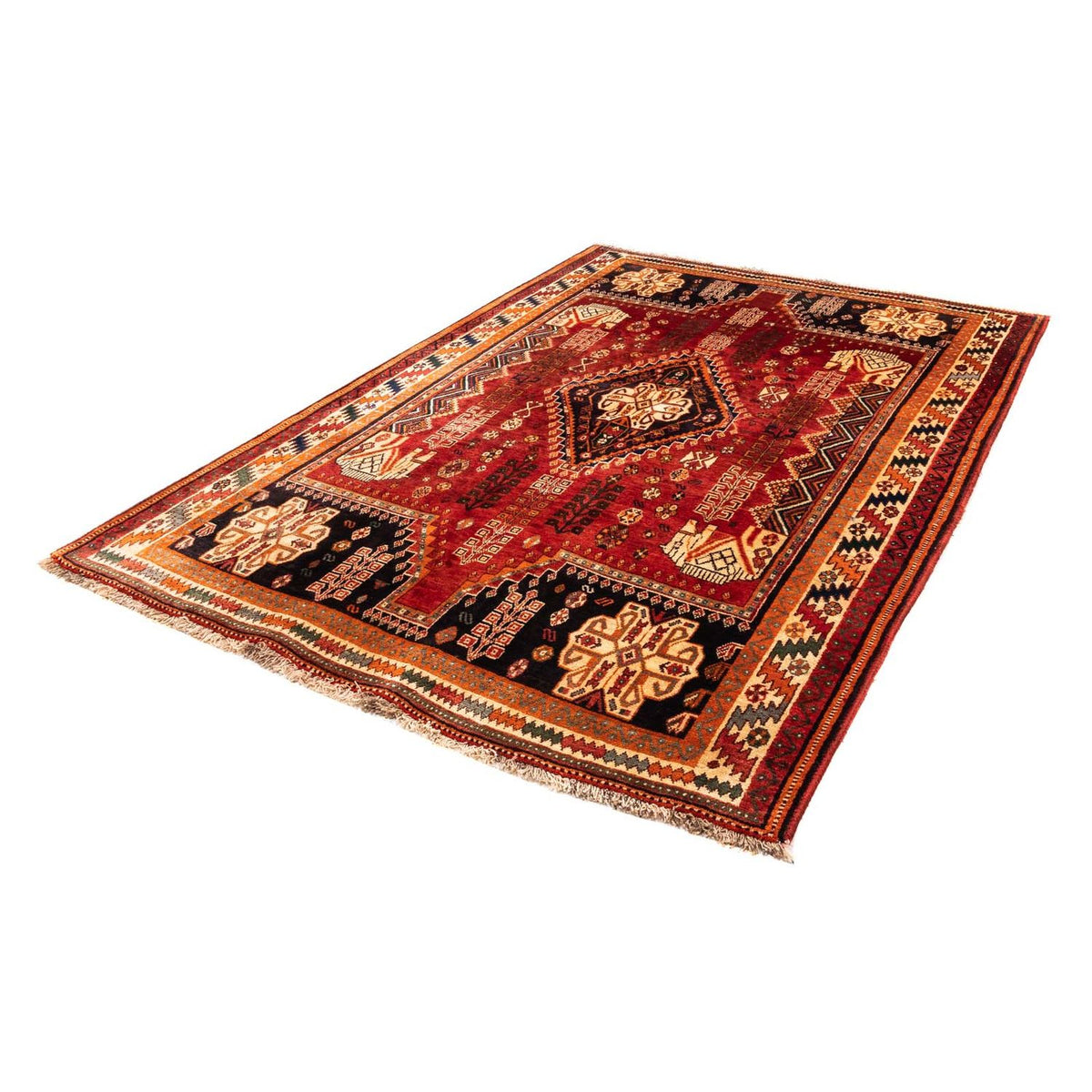 Perski dywan - Nomadyczny - 240 x 167 cm - ciemna czerwień