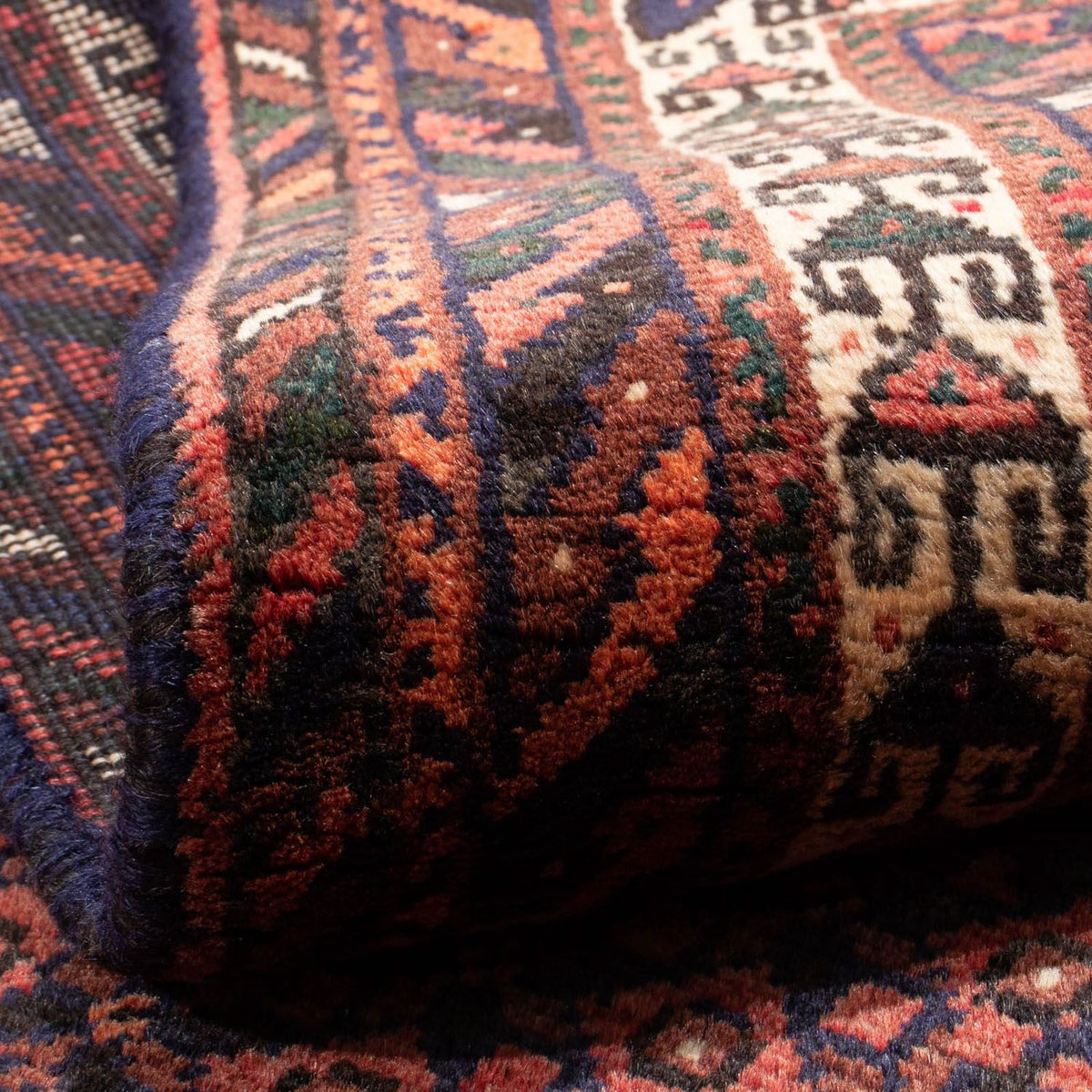 Perski dywan - Nomadyczny - 282 x 200 cm - jasna czerwień