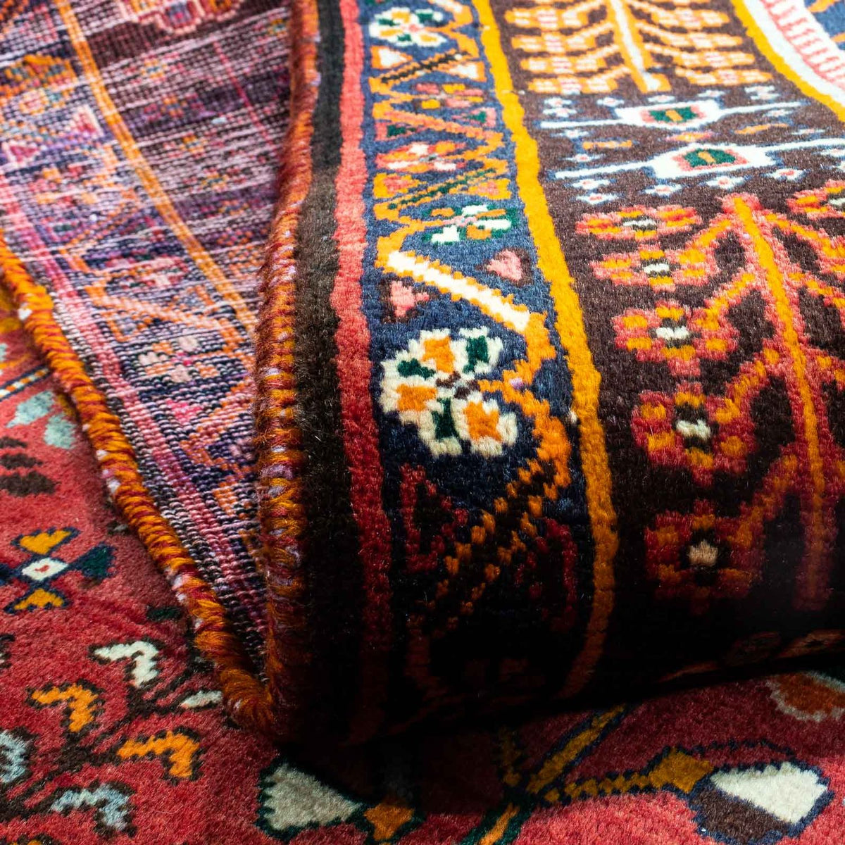 Perski dywan - Nomadyczny - 278 x 165 cm - ciemna czerwień