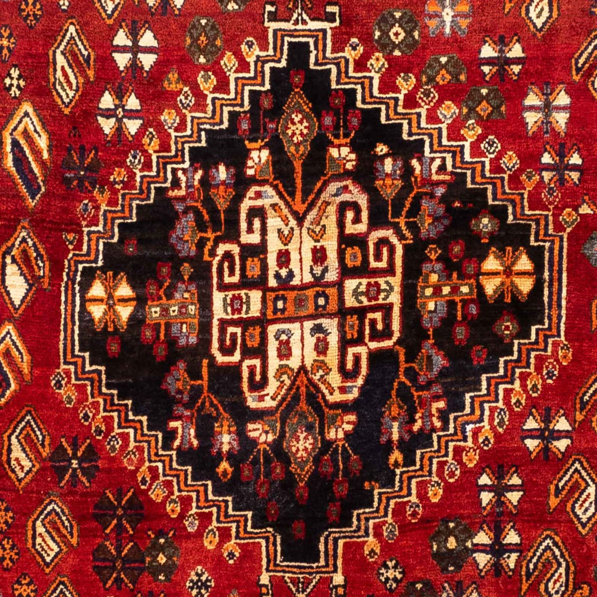 Perski dywan - Nomadyczny - 247 x 153 cm - ciemna czerwień