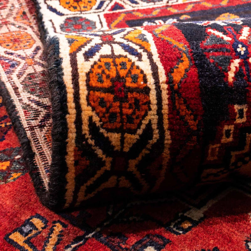 Perski dywan - Nomadyczny - 247 x 153 cm - ciemna czerwień