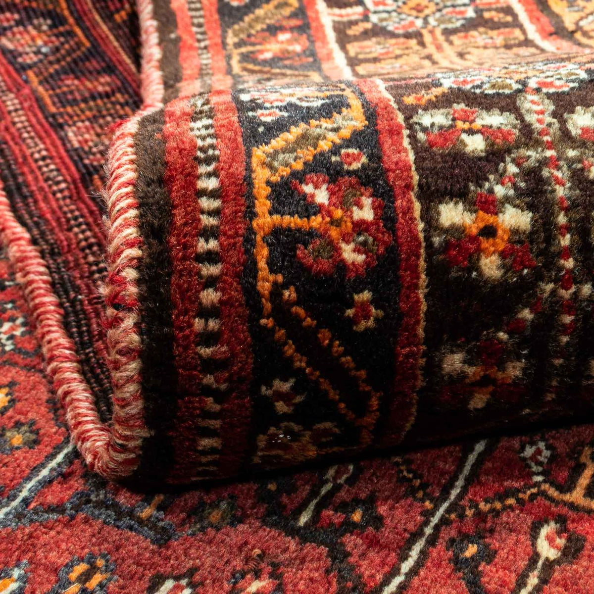 Perski dywan - Nomadyczny - 240 x 158 cm - ciemna czerwień