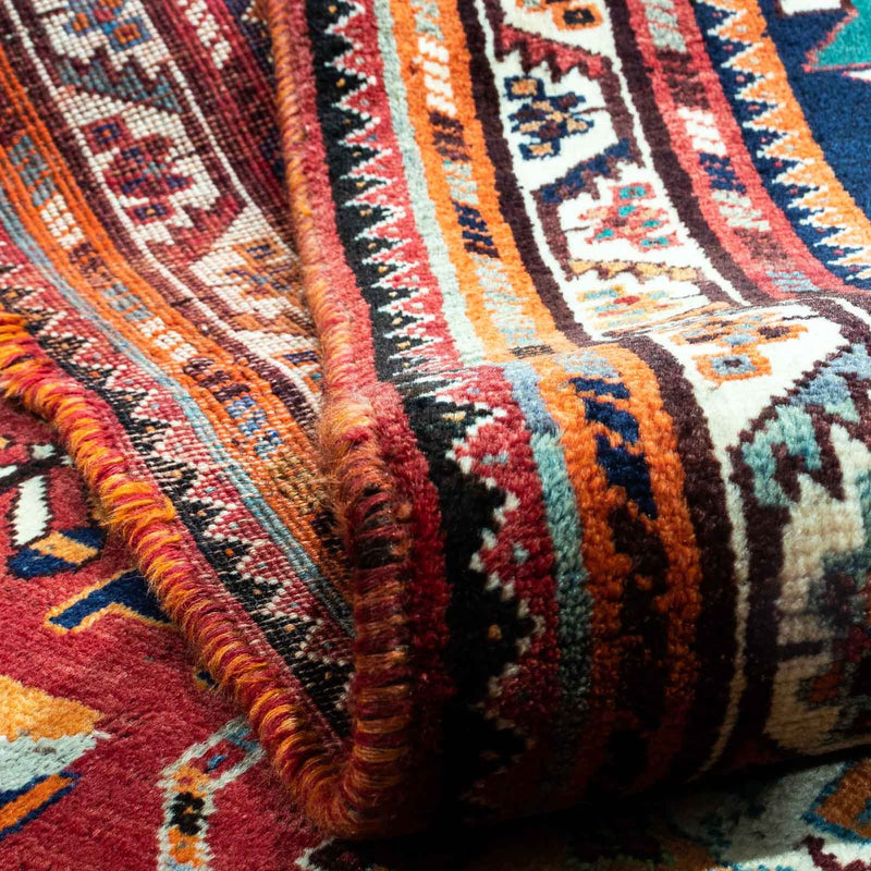 Perski dywan - Nomadyczny - 265 x 172 cm - czerwony