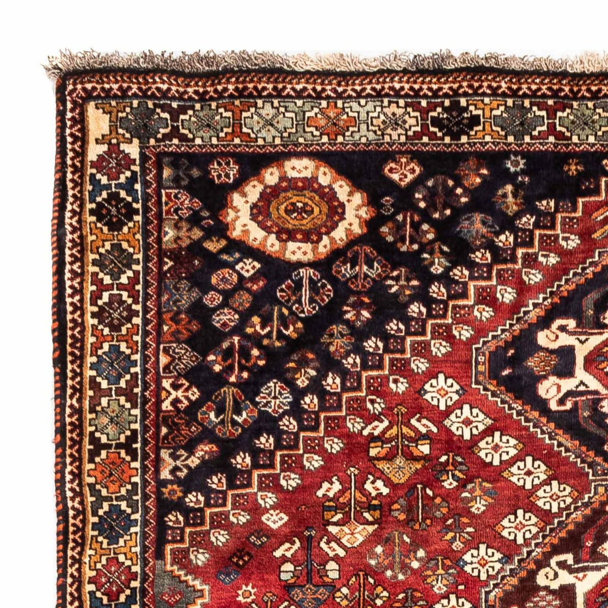 Perski dywan - Nomadyczny - 265 x 170 cm - czerwony