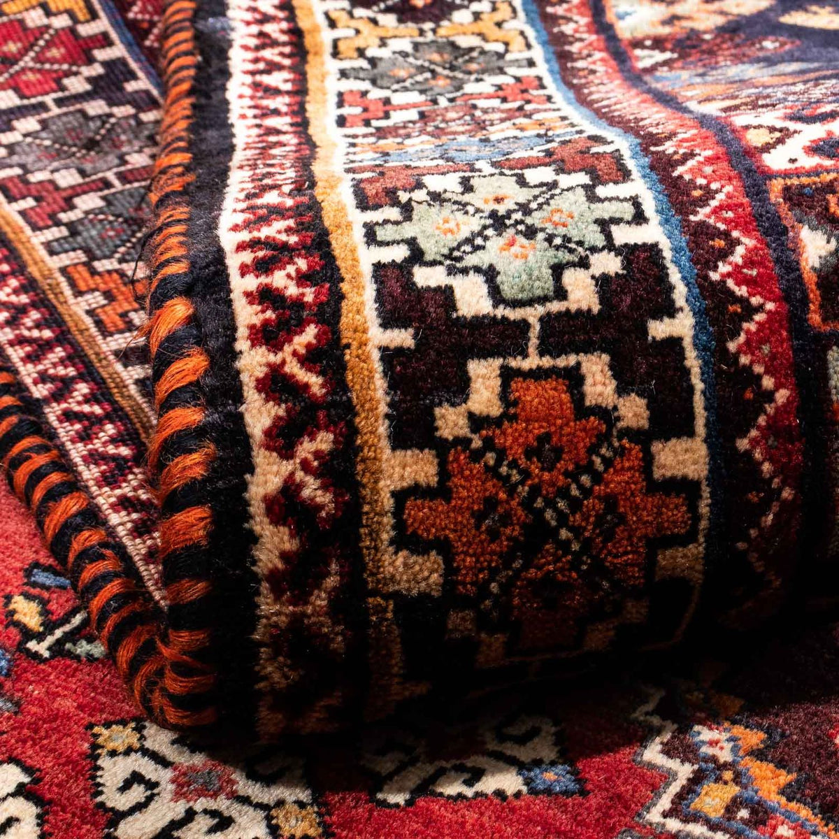 Perski dywan - Nomadyczny - 265 x 170 cm - czerwony