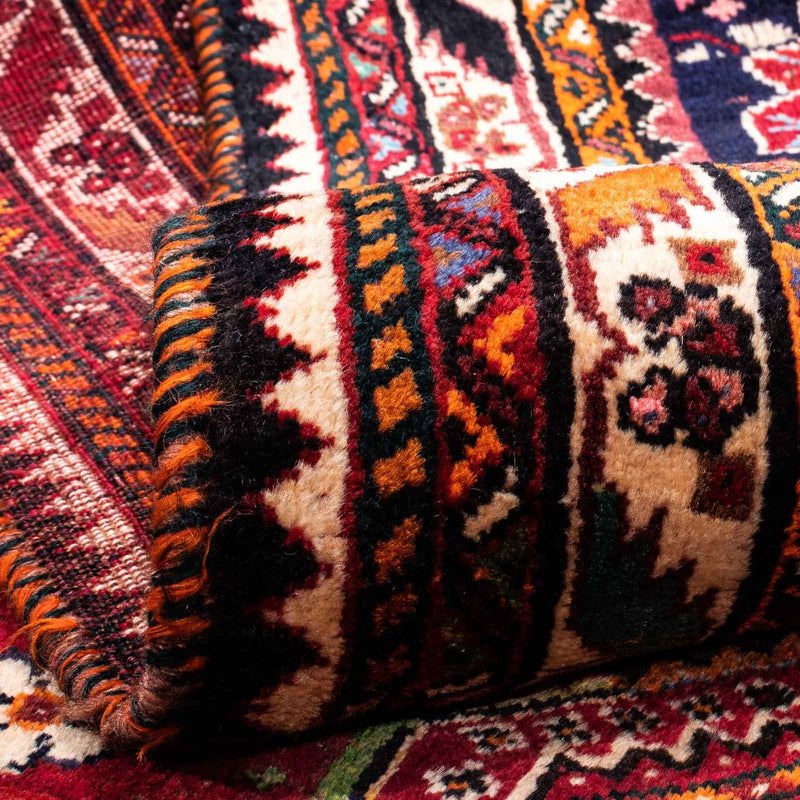 Perski dywan - Nomadyczny - 270 x 184 cm - czerwony