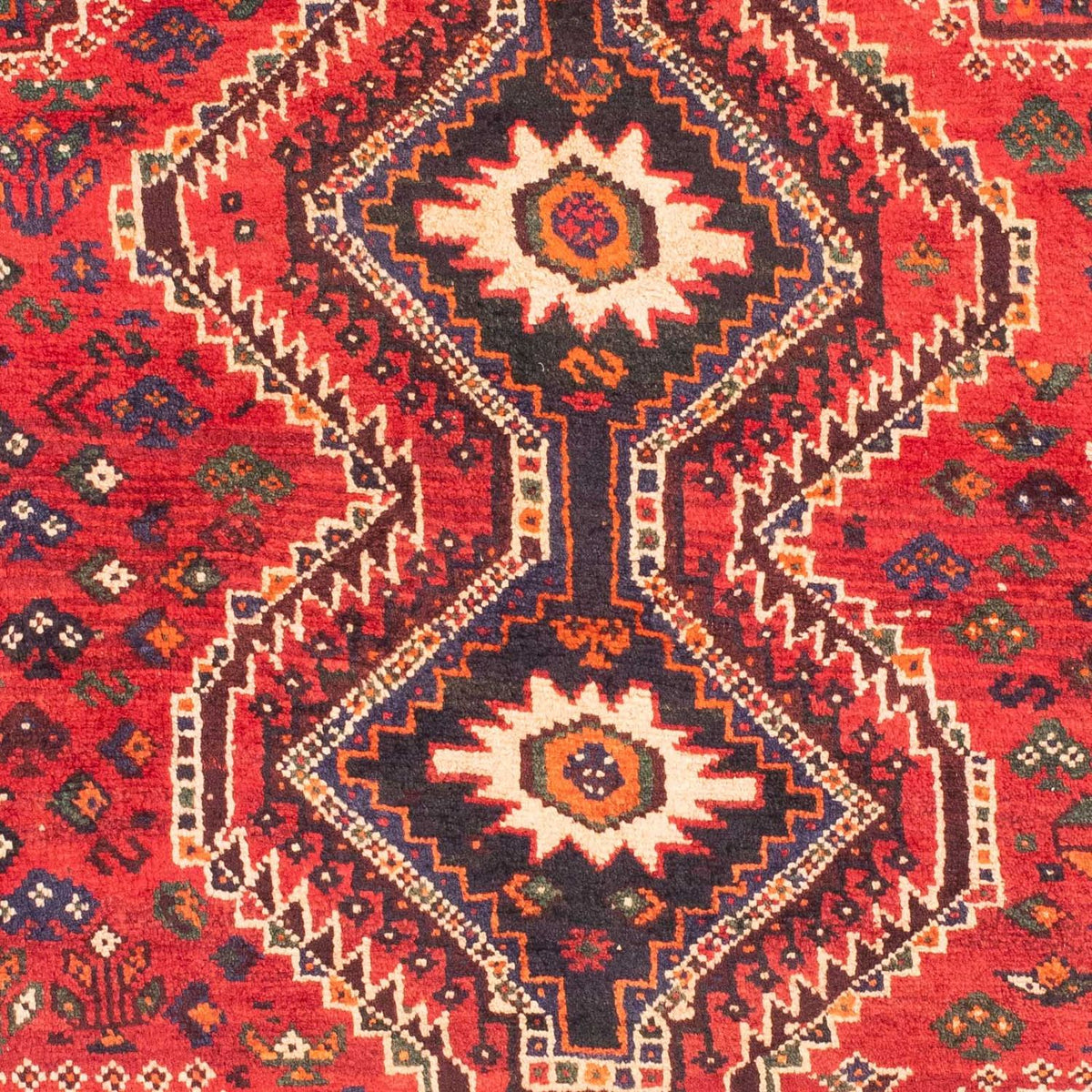 Perski dywan - Nomadyczny - 150 x 118 cm - ciemna czerwień