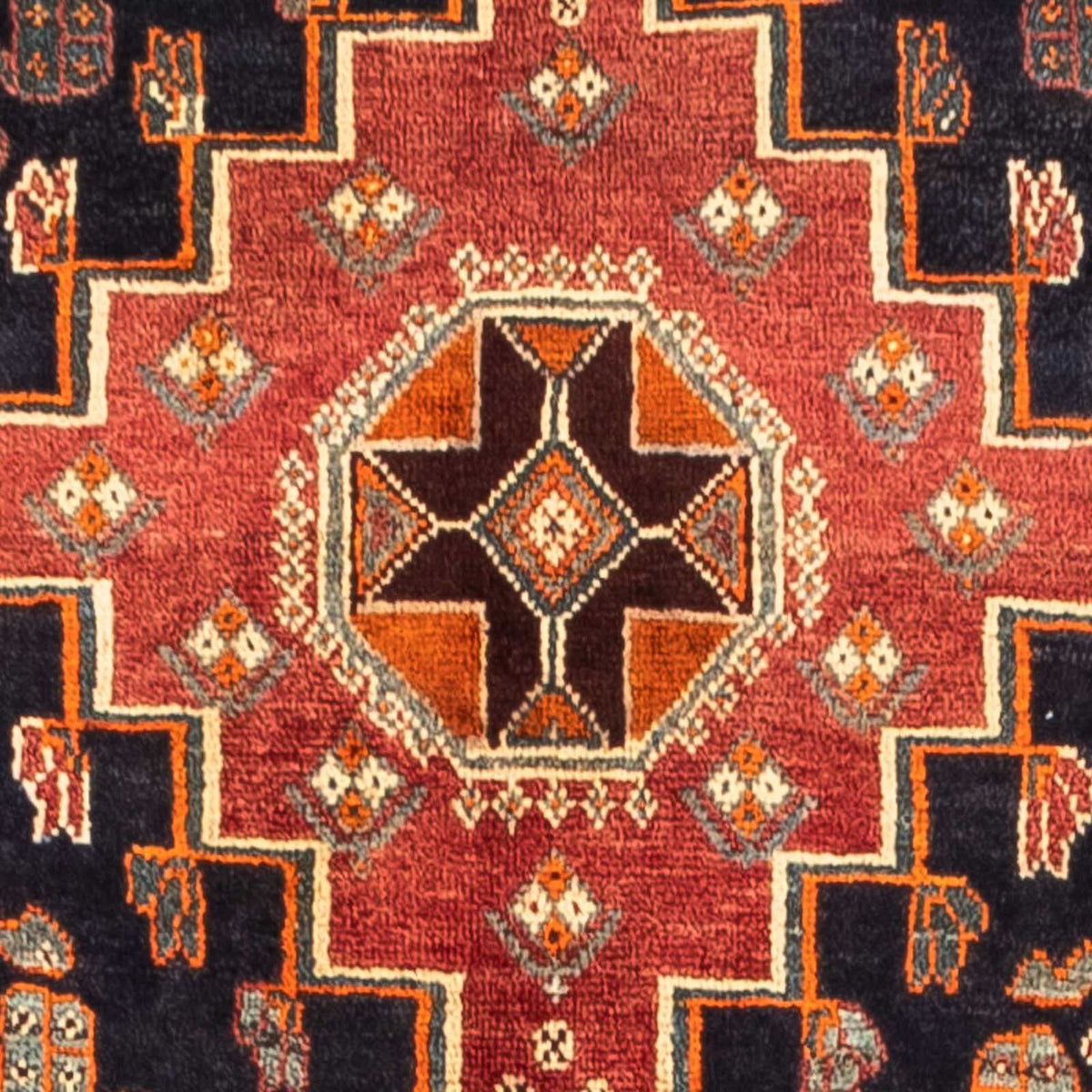 Perski dywan - Nomadyczny - 246 x 160 cm - ciemnoniebieski