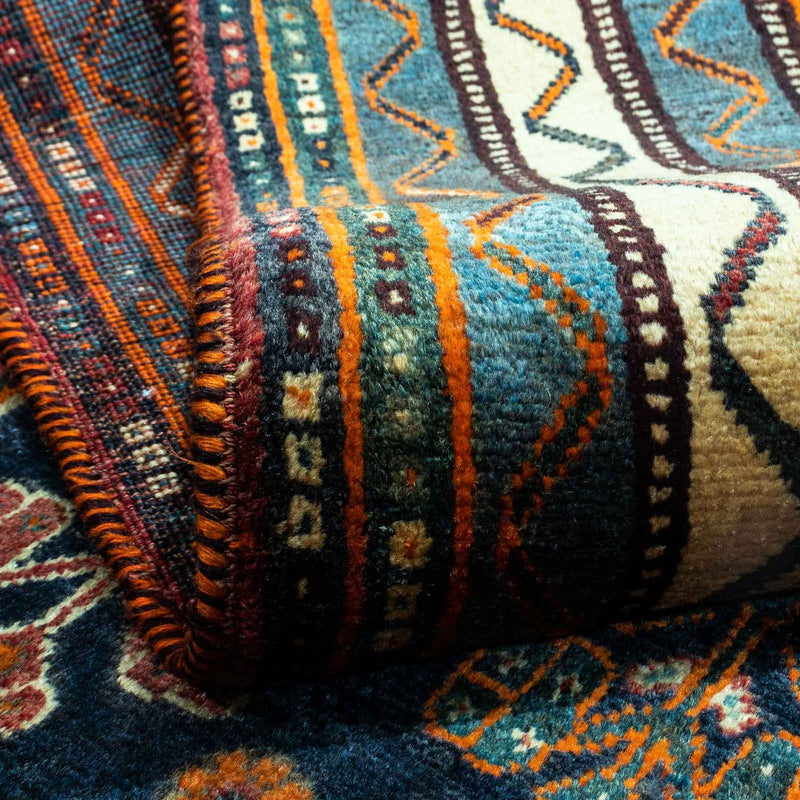 Perski dywan - Nomadyczny - 246 x 160 cm - ciemnoniebieski