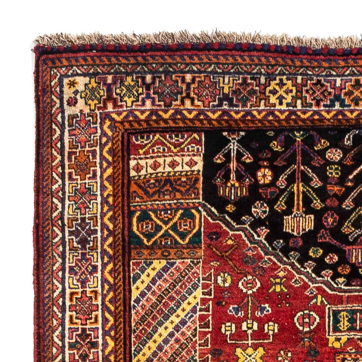 Perski dywan - Nomadyczny - 250 x 153 cm - ciemna czerwień