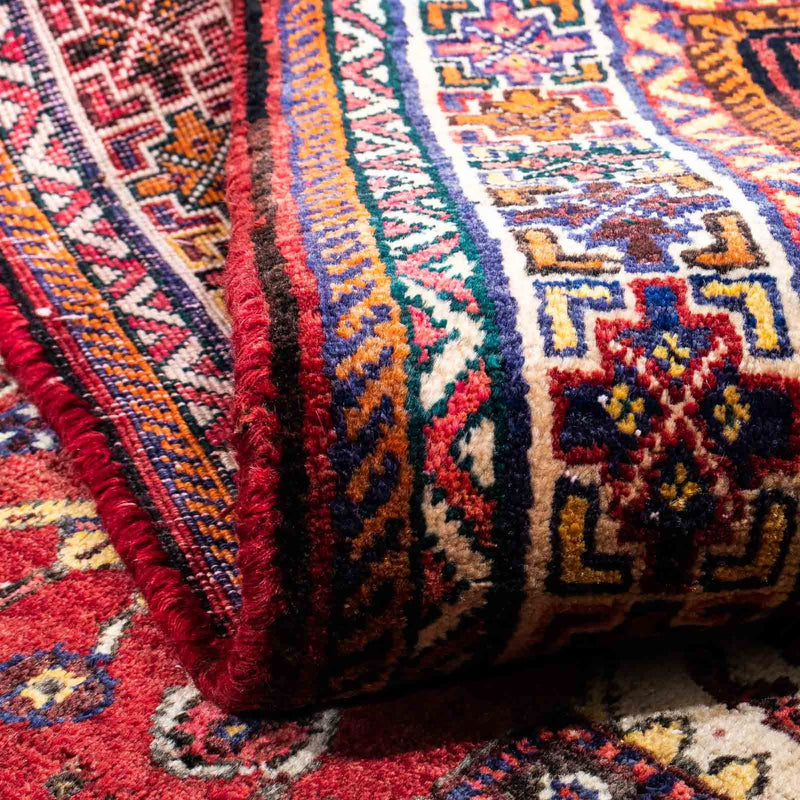 Perski dywan - Nomadyczny - 250 x 153 cm - ciemna czerwień