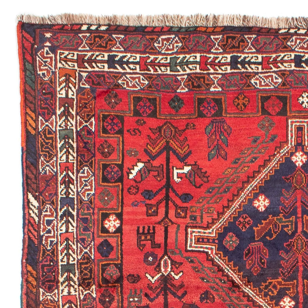 Perski dywan - Nomadyczny - 295 x 200 cm - czerwony