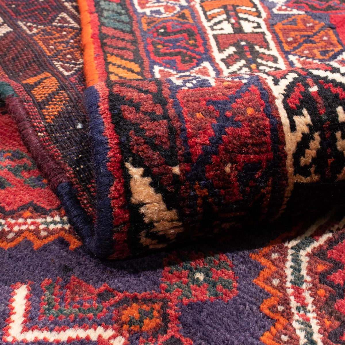 Perski dywan - Nomadyczny - 295 x 200 cm - czerwony