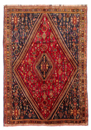 Perski dywan - Nomadyczny - 272 x 190 cm - ciemna czerwień