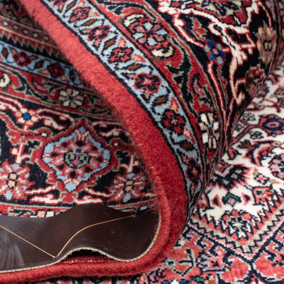 Dywan perski - Bijar - 202 x 133 cm - czerwony