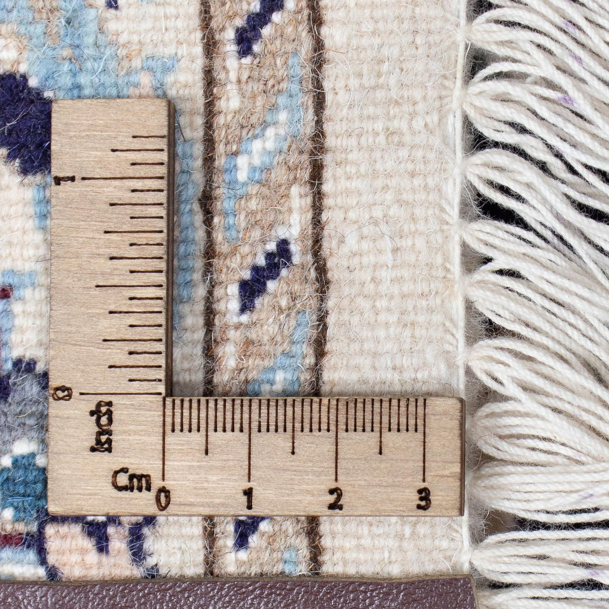 Biegacz Dywan perski - Nain - Królewski - 367 x 75 cm - ciemnoniebieski