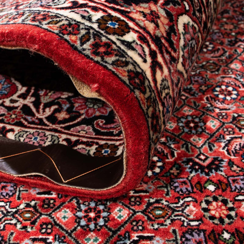 Dywan perski - Bijar - 229 x 172 cm - ciemna czerwień