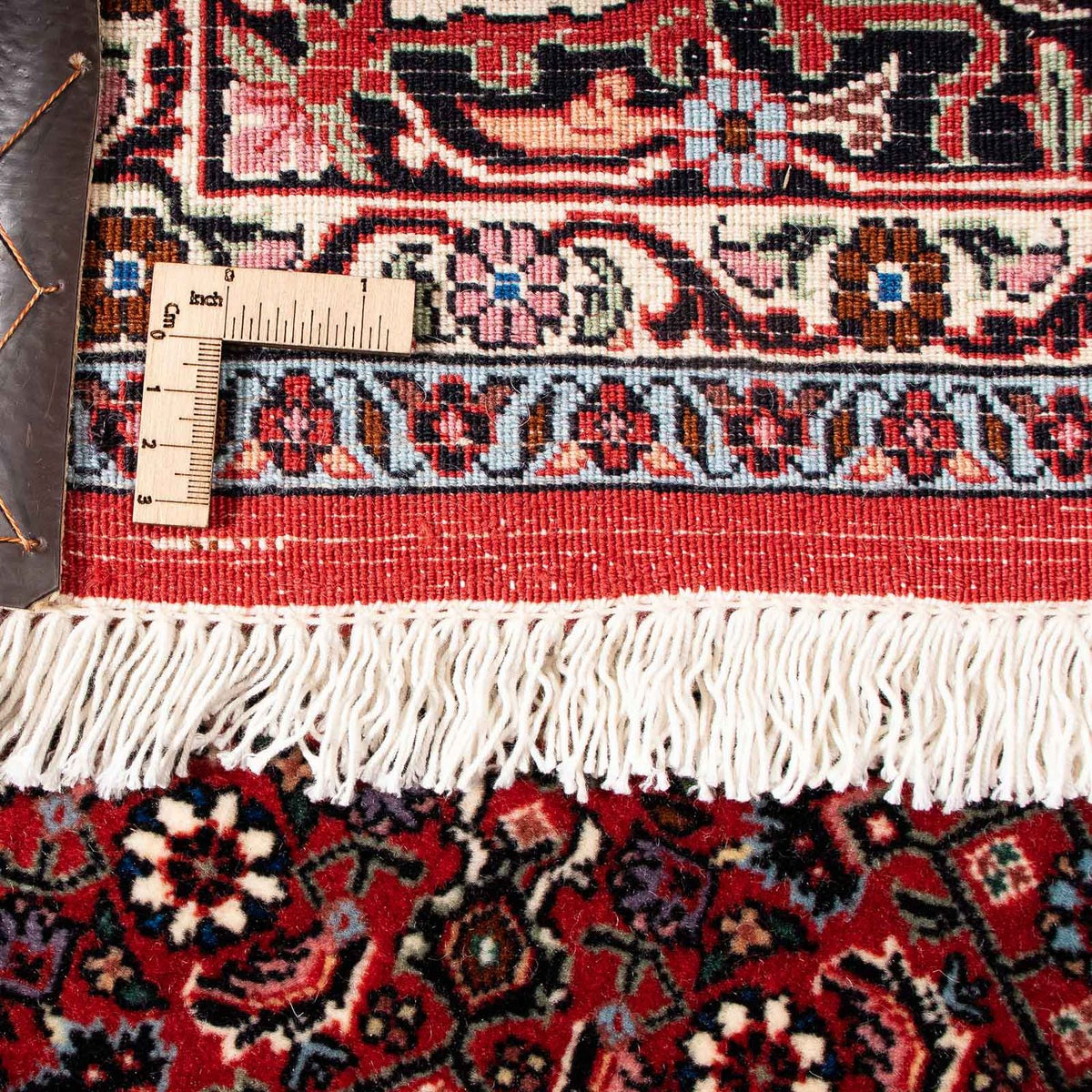 Dywan perski - Bijar - 229 x 172 cm - ciemna czerwień