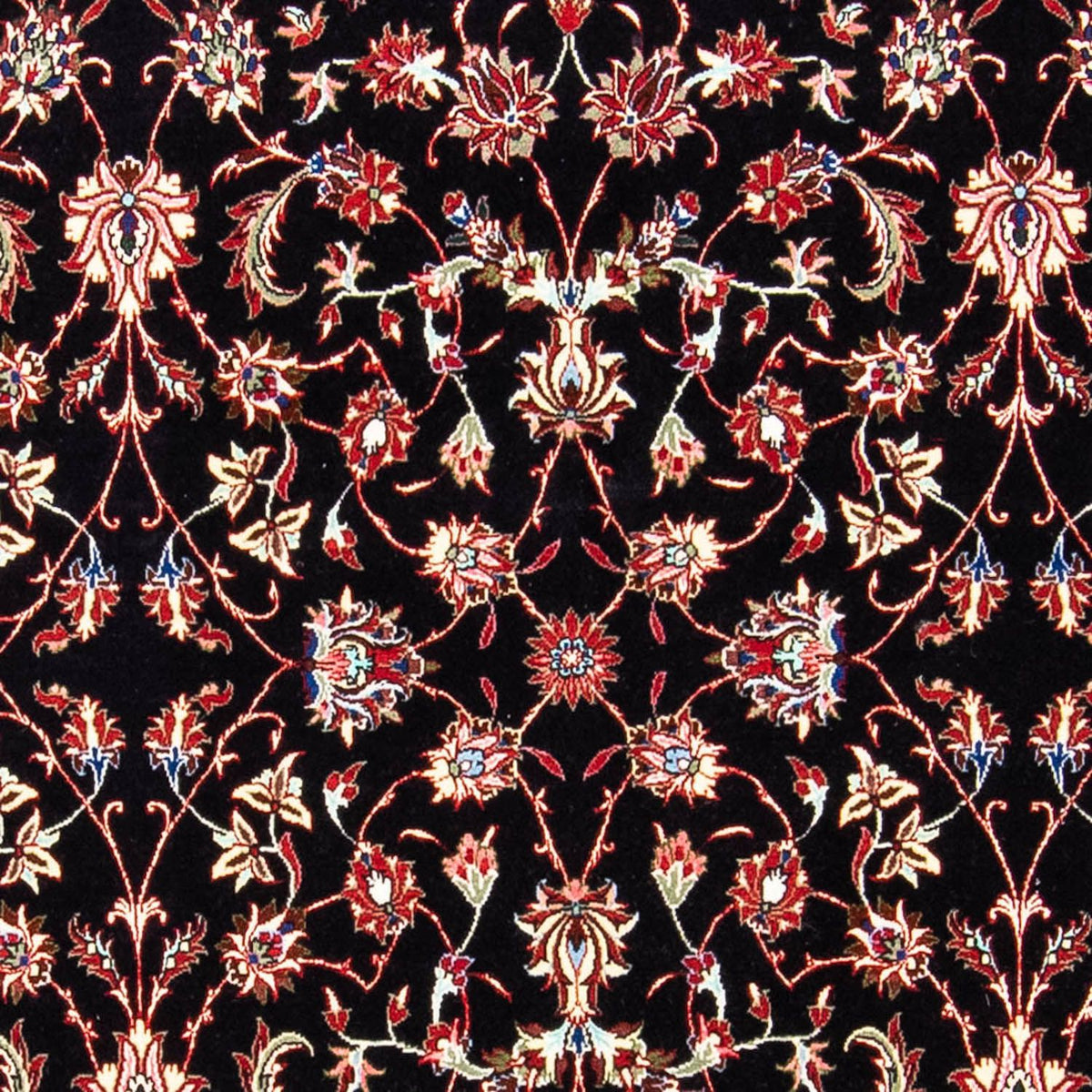 Dywan perski - Bijar - 237 x 167 cm - ciemnoniebieski