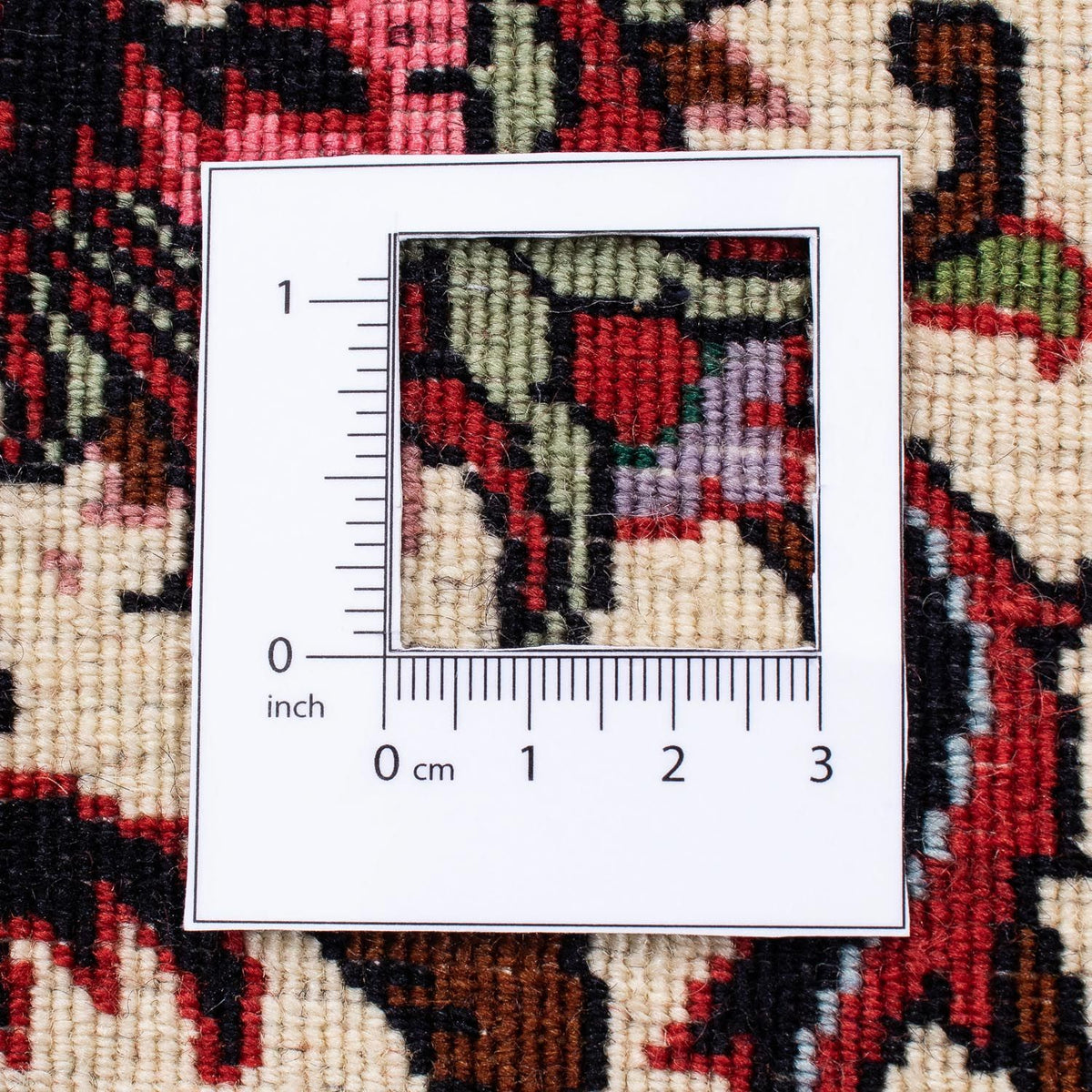 Dywan perski - Bijar - 237 x 167 cm - ciemnoniebieski