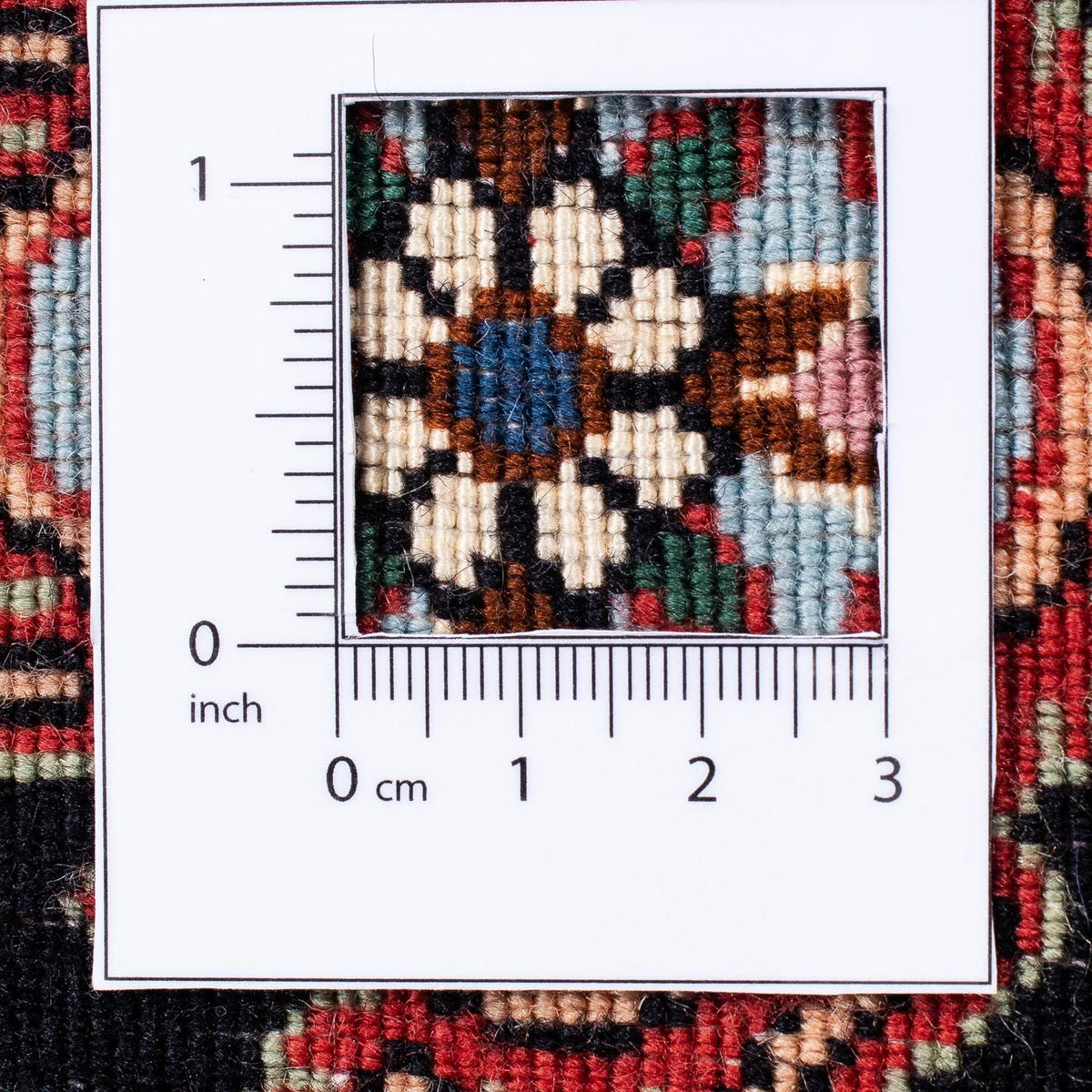 Dywan perski - Bijar - 238 x 169 cm - ciemnoniebieski