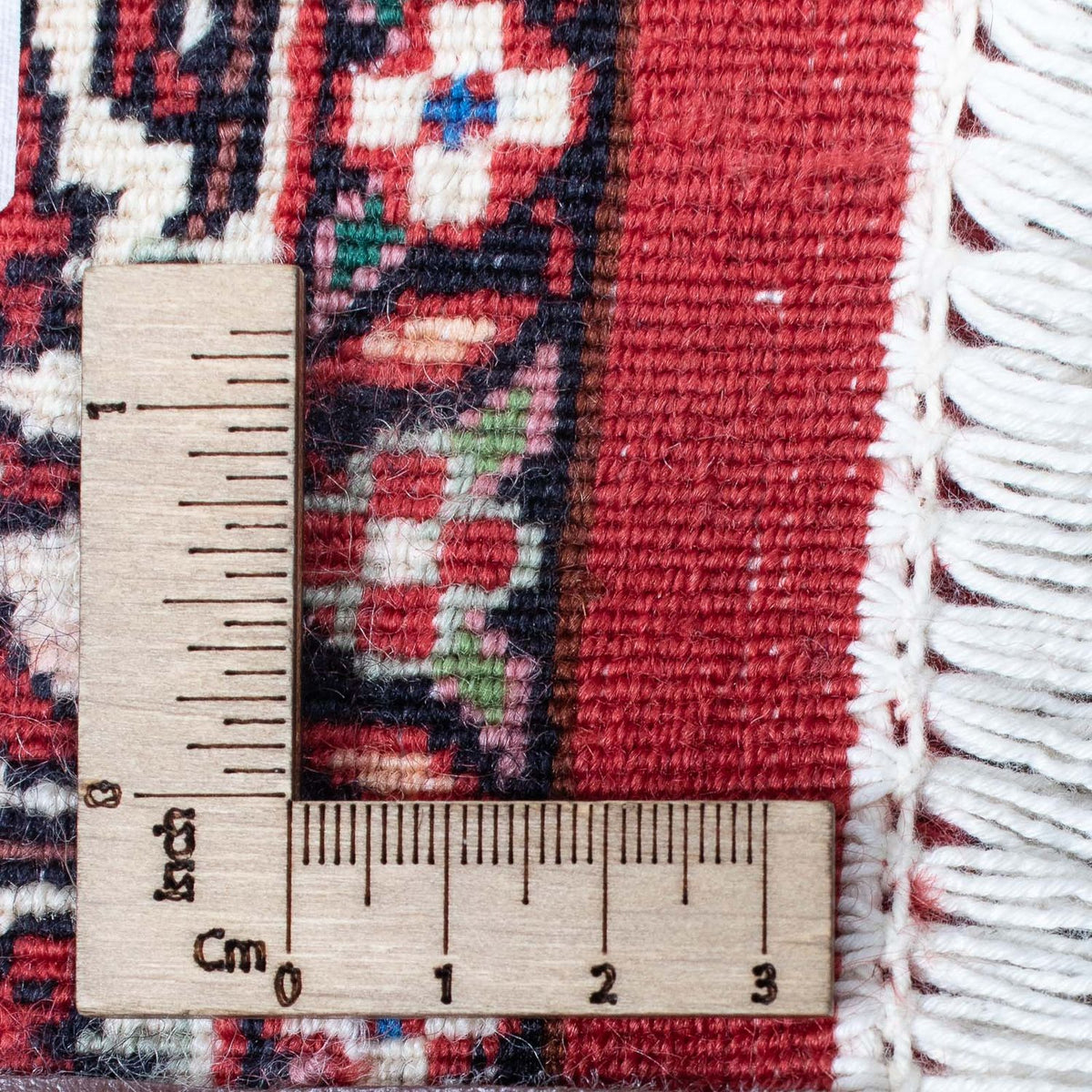 Biegacz Dywan perski - Bijar - 415 x 78 cm - ciemna czerwień