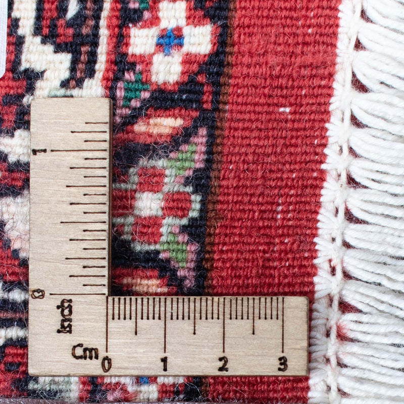 Biegacz Dywan perski - Bijar - 415 x 78 cm - ciemna czerwień