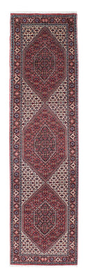 Biegacz Dywan perski - Bijar - 316 x 82 cm - czerwony