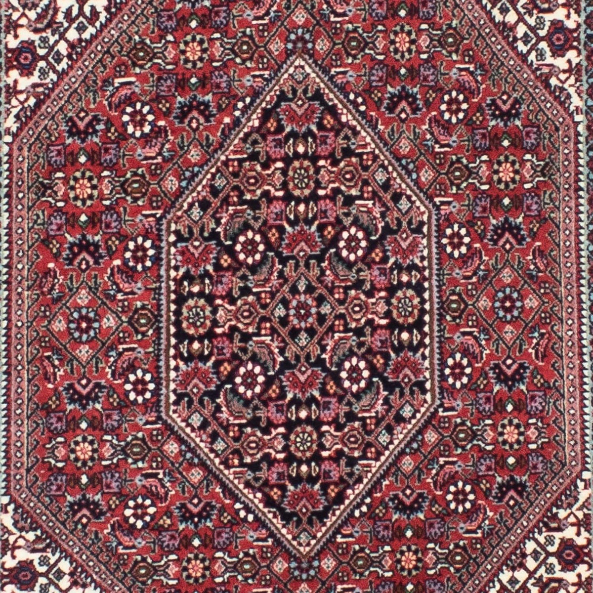 Biegacz Dywan perski - Bijar - 316 x 82 cm - czerwony