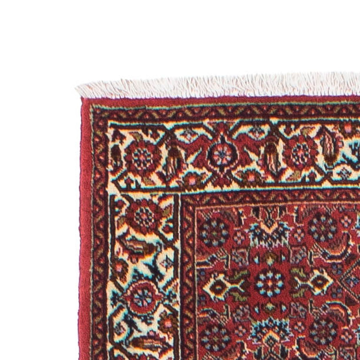 Biegacz Dywan perski - Bijar - 243 x 68 cm - jasna czerwień