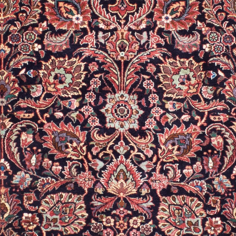 Biegacz Dywan perski - Bijar - 298 x 83 cm - ciemnoniebieski