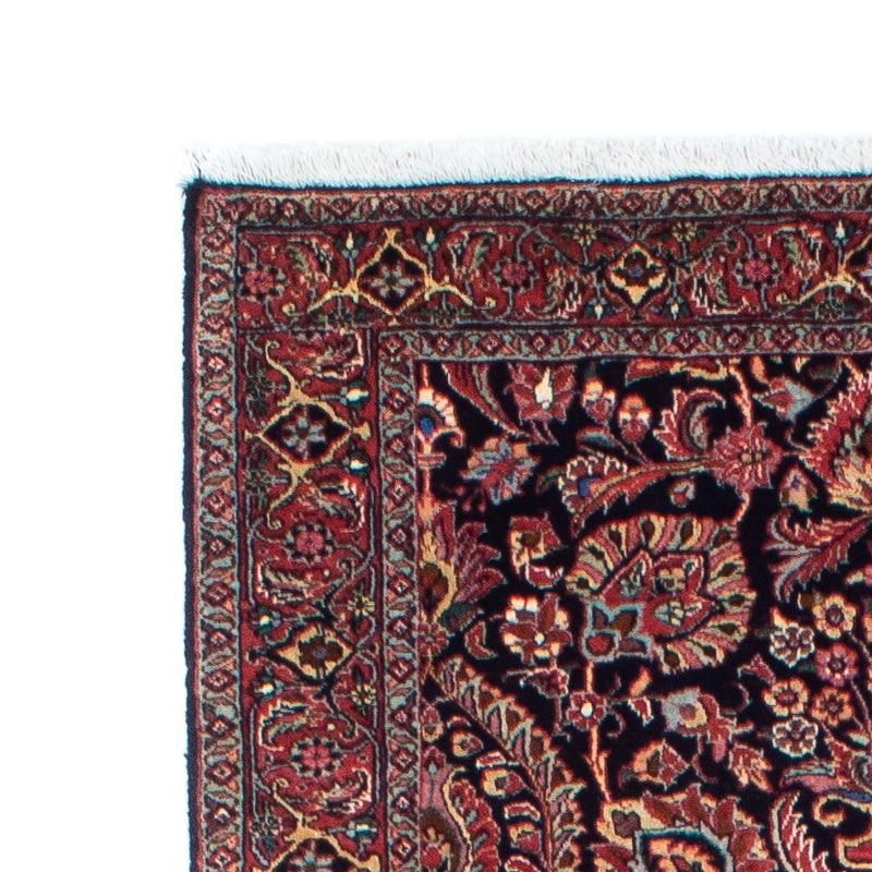 Biegacz Dywan perski - Bijar - 298 x 83 cm - ciemnoniebieski