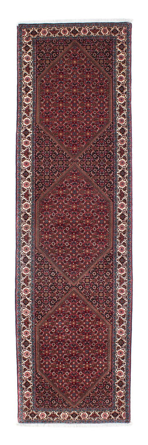 Biegacz Dywan perski - Bijar - 306 x 85 cm - rdza