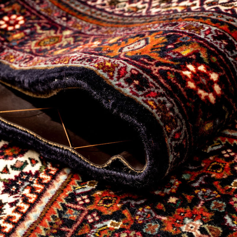 Biegacz Dywan perski - Bijar - 235 x 74 cm - ciemna czerwień