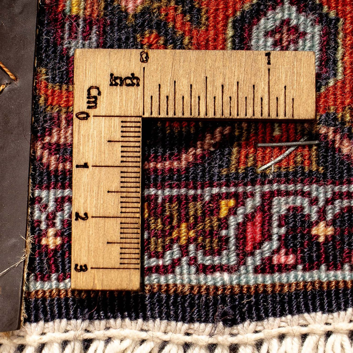 Biegacz Dywan perski - Bijar - 235 x 74 cm - ciemna czerwień