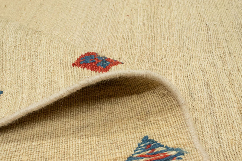 Dywan Gabbeh - perski - 218 x 146 cm - beżowy