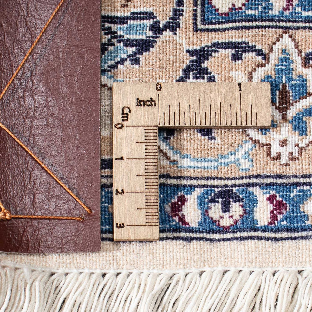 Dywan perski - Nain - Premium - 327 x 211 cm - beżowy