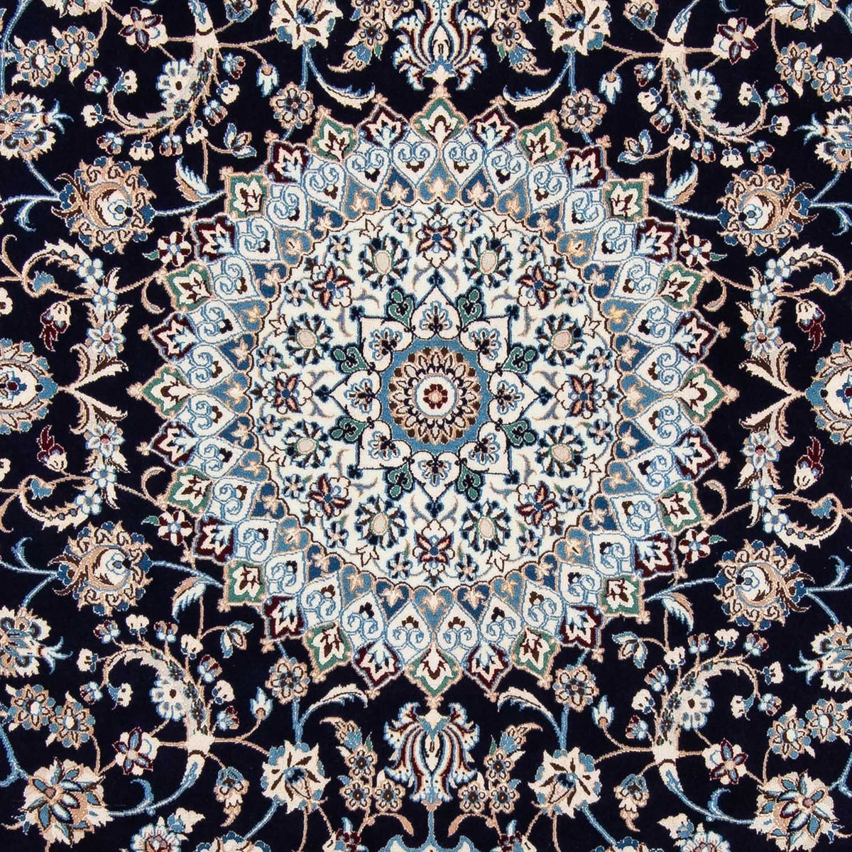 Dywan perski - Nain - Królewski - 319 x 203 cm - czarny