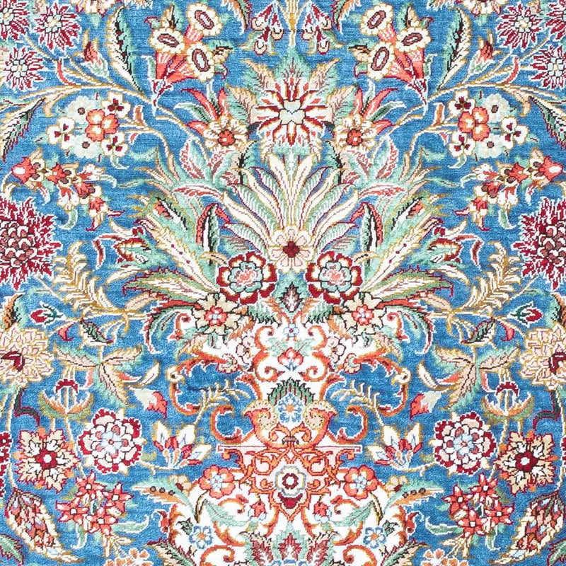 Dywan perski - Ghom - 119 x 81 cm - jasnoniebieski