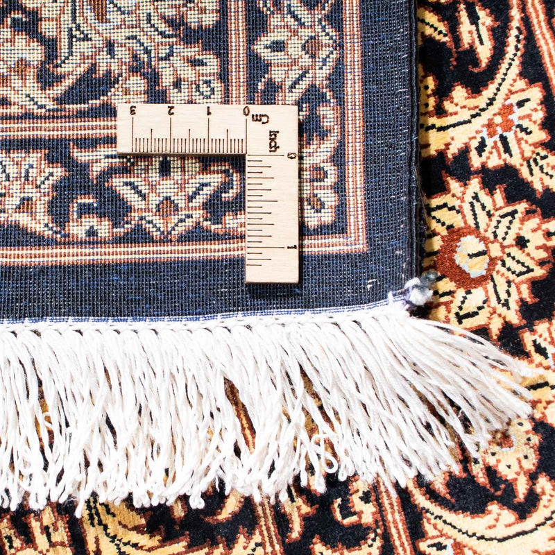 Dywan perski - Ghom - 118 x 80 cm - ciemnoniebieski