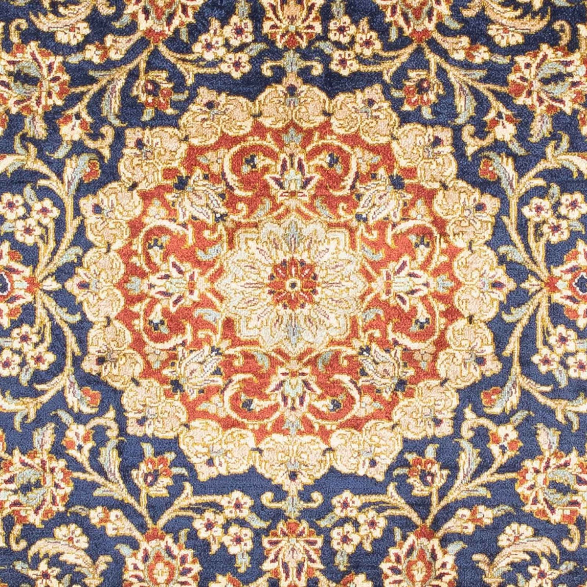 Dywan perski - Ghom - 116 x 78 cm - jasnobrązowy